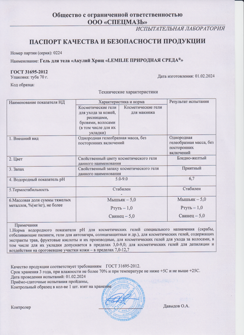 Паспорт №022024
